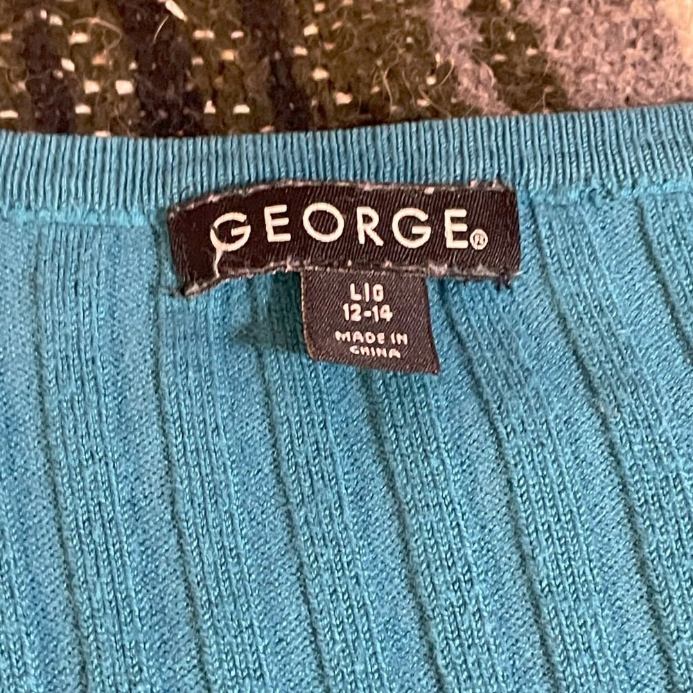 George Pullover Ribbed Sweater - L - Picture 2 of 3